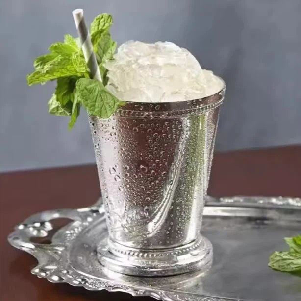 vintage stainless steel mint mojito julep cup(4)